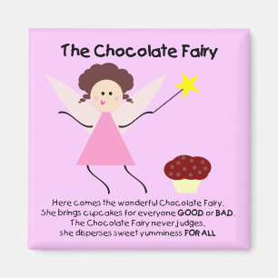 Imán La hada del chocolate