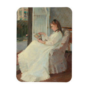 Imán La hermana del artista en una ventana, 1869