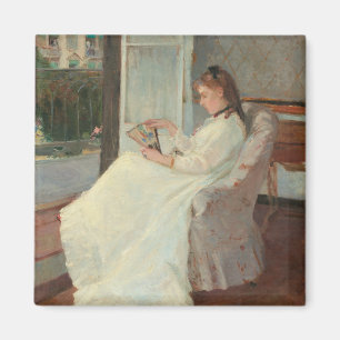 Imán La hermana del artista en una ventana, 1869