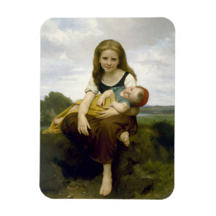 Imán La hermana mayor de William-Adolphe Bouguereau