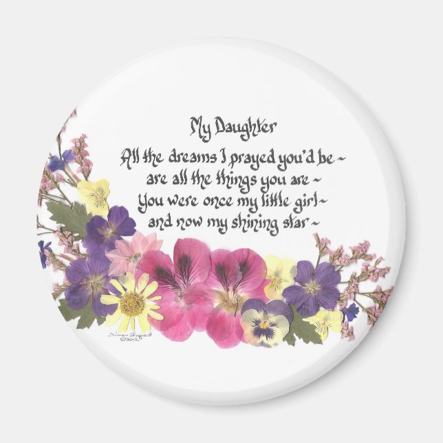 Imán La hija dice (Frente)