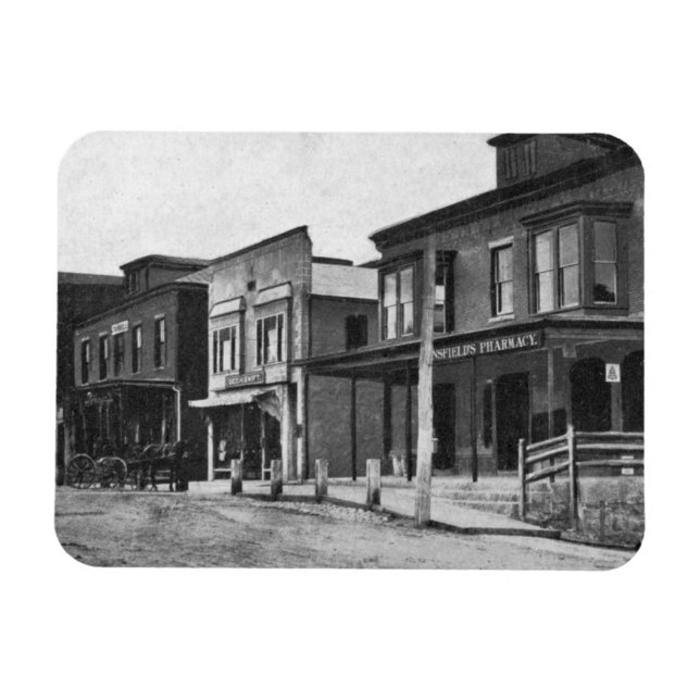 Imán La historia de Pepperell Massachusetts (Horizontal)