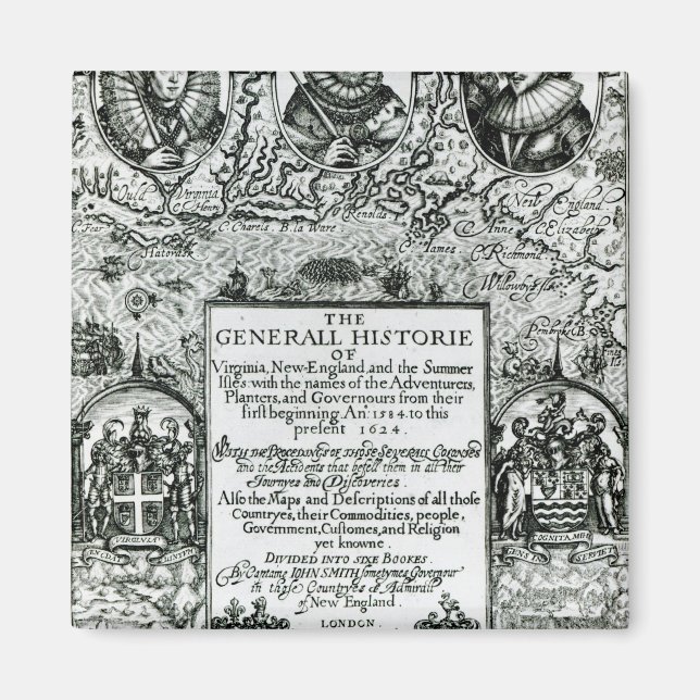 Imán La historia general de Virginia (Frente)