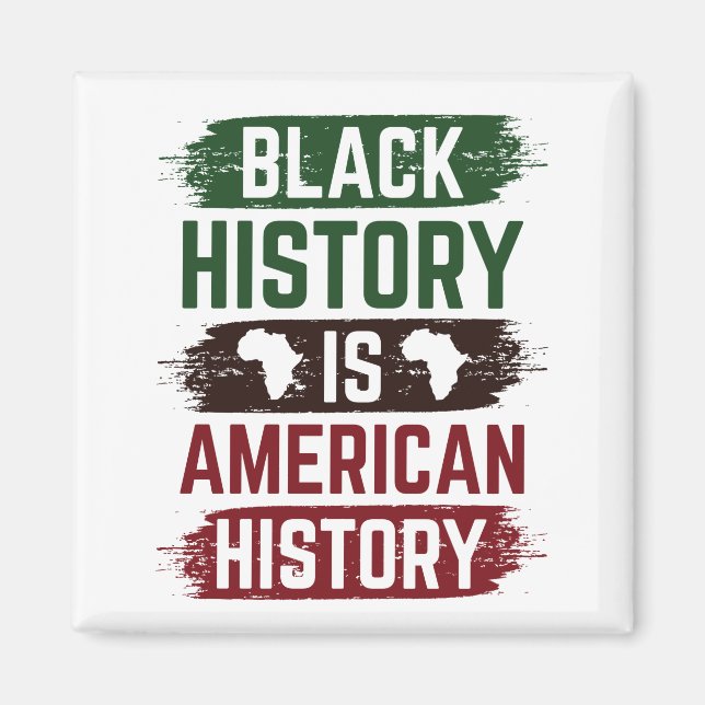 Imán La historia negra es historia estadounidense (Frente)