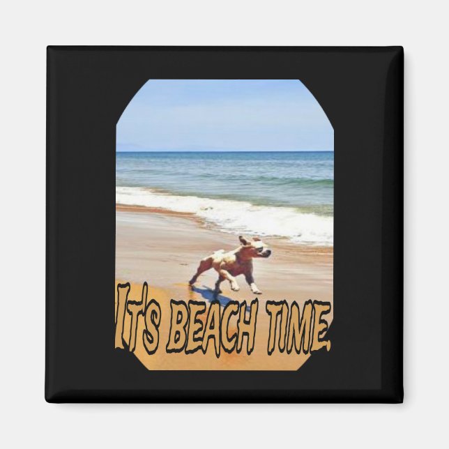 Imán La hora de la playa (Frente)