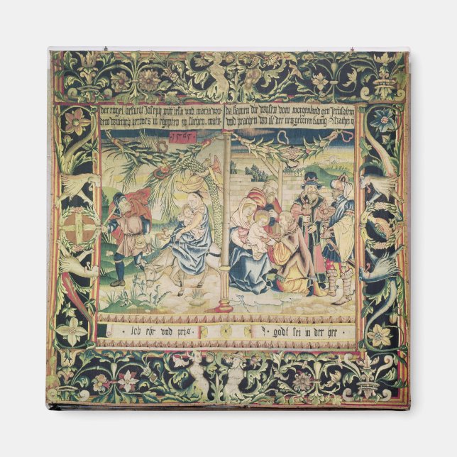 Imán La huida a Egipto y la adoración de (Frente)