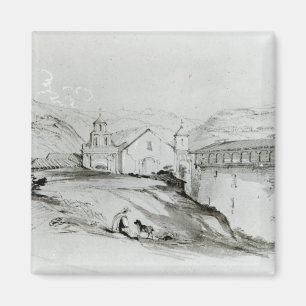 Imán La iglesia de San Francisco, Valparaiso, 1834