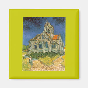 Imán La iglesia en Auver de Vincent van Gogh