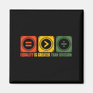 Imán La igualdad es mejor que la división Igualdad de d