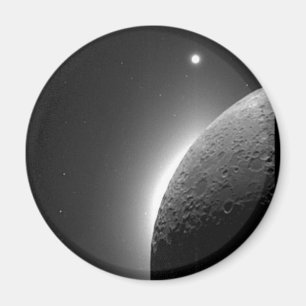 Imán La imagen magnífica de la NASA, la luna se