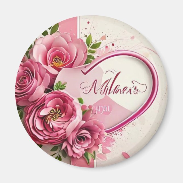 Imán La imagen muestra una vibrante fiesta de despedida (Frente)