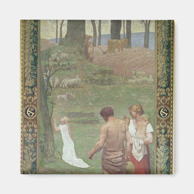 Imán La infancia de San Genevieve (Frente)