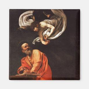 Imán La inspiración de St Matthew, Caravaggio