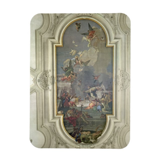 Imán La institución del Rosario por Santo Dominic (feud (Vertical)