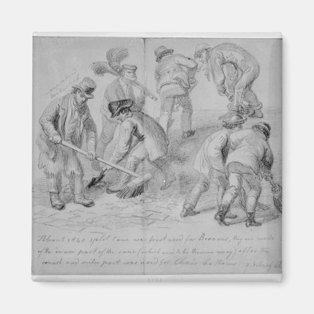 Imán La introducción de escobas de caña fraccionadas (Frente)