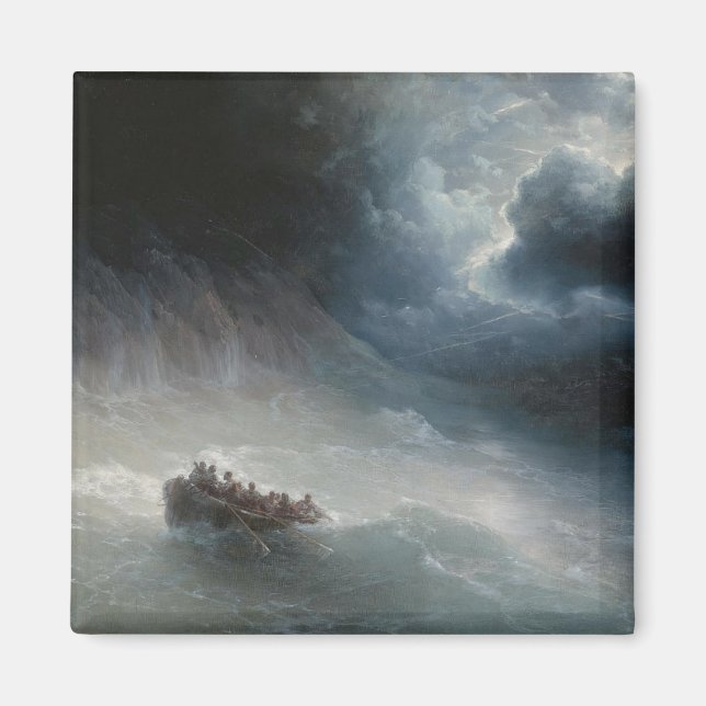 Imán La ira de los mares (por Ivan Aivazovsky) (Frente)