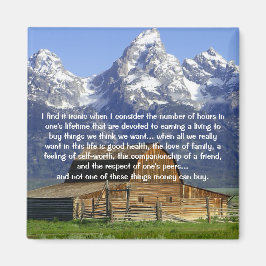 Imán La ironía de la vida inspiradora