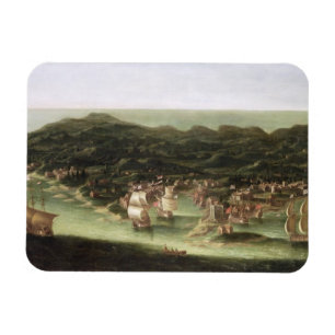 Imán La isla de Barbados, c.1694 (aceite en lona)