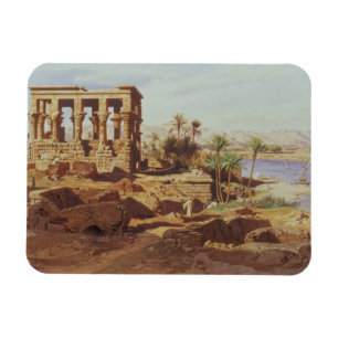 Imán La isla de Philae, 1866 (w/c)