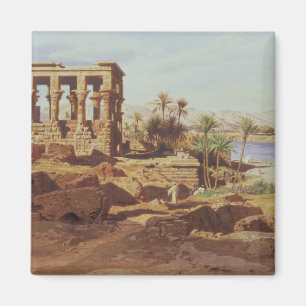 Imán La isla de Philae, 1866 (w/c)