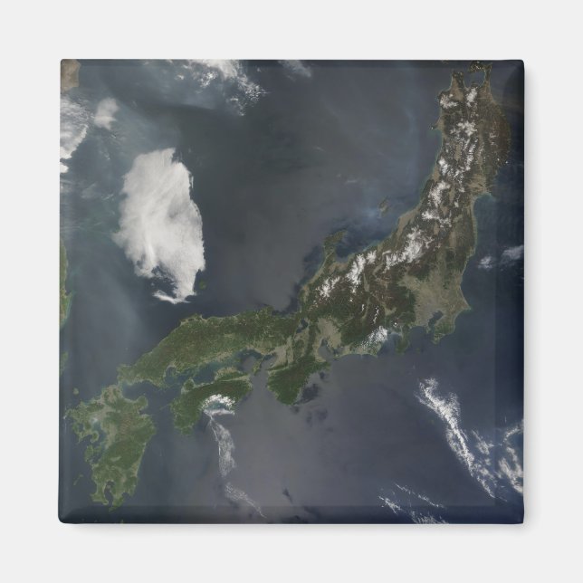 Imán La isla principal de Japón, Honshu (Frente)