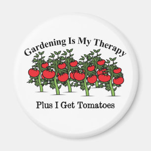 Imán La jardinería divertida es mi terapia