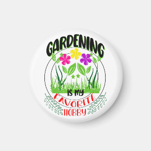Imán La jardinería es mi afición favorita, amante de la