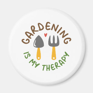Imán La jardinería es mi terapia