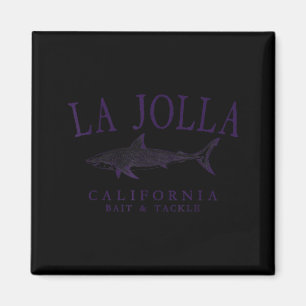 Imán La jolla california vintage plum arte pesca