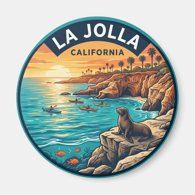 Imán La Jolla EE. UU. (Frente)
