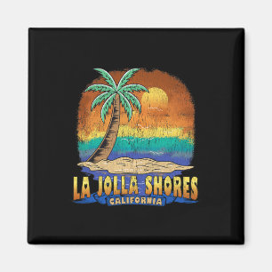 Imán La Jolla Shores California Vintage Trastornado Sou