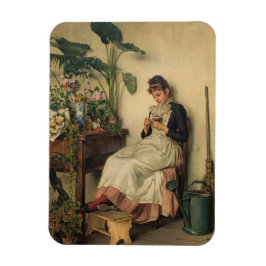Imán La joven florista (por Carl Zewy)