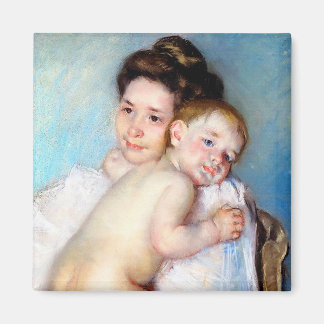 Imán La joven madre, Cassatt (Frente)