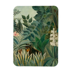 Imán La Jungle ecuatorial, 1909 (aceite en lona)