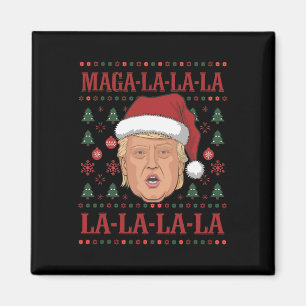 Imán La La La Donald Trump engaña 47 Navidades feos 2
