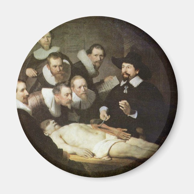 Imán La Lección De Anatomía Del Dr. Nicolaes Tulp. (Frente)