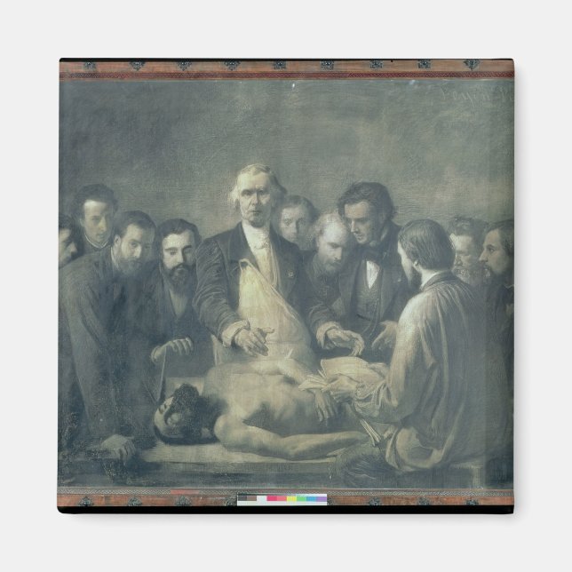 Imán La lección de anatomía del Médica Velpeau (Frente)
