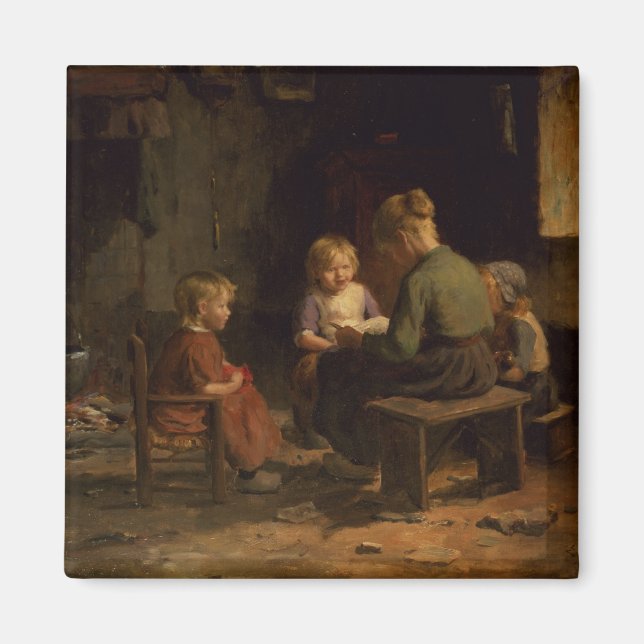 Imán La lección de lectura (Frente)