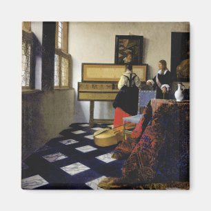 Imán La lección de música de Johannes Vermeer