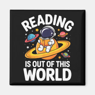 Imán La lectura es de otro mundo divertidos libros espa