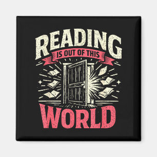 Imán La lectura es de otro mundo libros divertidos de f