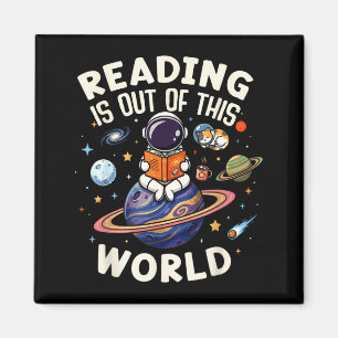 Imán La lectura es de otro mundo libros divertidos espa