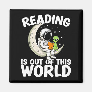 Imán La lectura es de otro mundo libros divertidos espa
