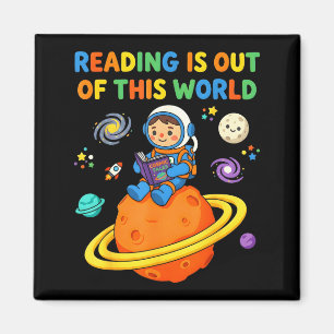 Imán La lectura es del astronauta fuera de este mundo l
