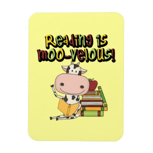 Imán La lectura es MOO-velous