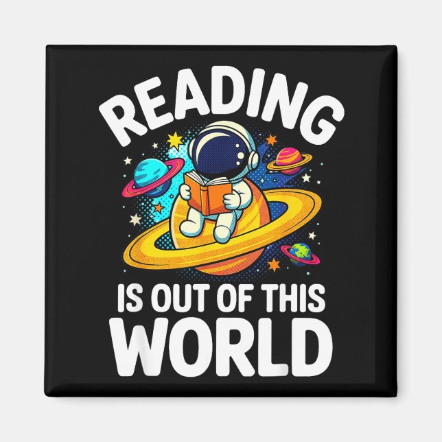 Imán La lectura espacial es un libro divertidísimo (Frente)