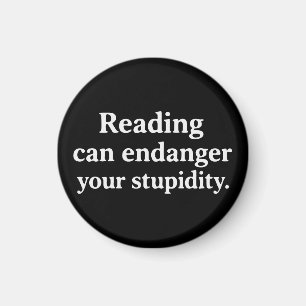 Imán La lectura puede poner en peligro tu estupidez