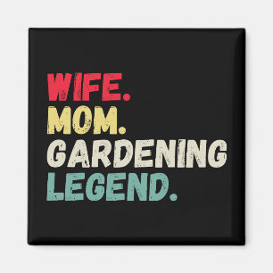 Imán La leyenda de la jardinería de la esposa mamá plan