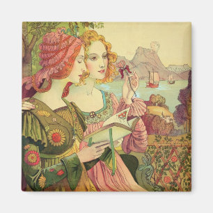 Imán La leyenda de oro, 1897, de "L'Estampe Moderne",