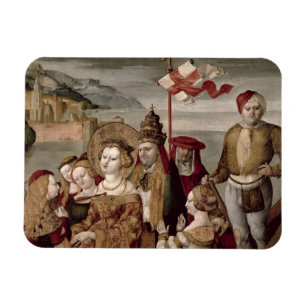 Imán La leyenda de Santa Ursula, c.1530 (aceite en el